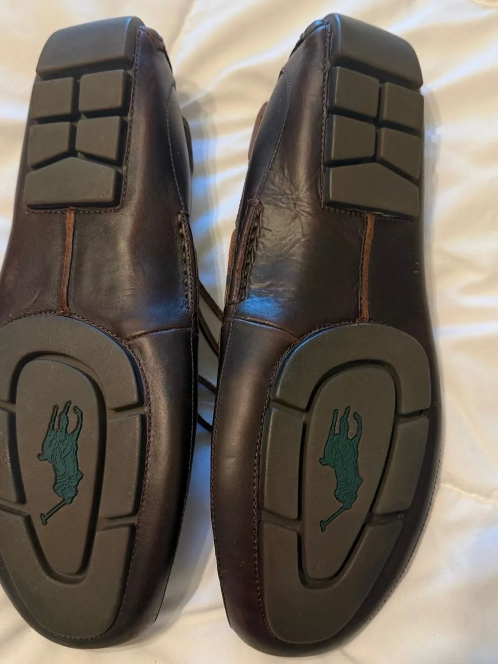 EUC Polo Ralph Lauren Roderick Driver Slip On Loafer Size 12 Authentic  Brown